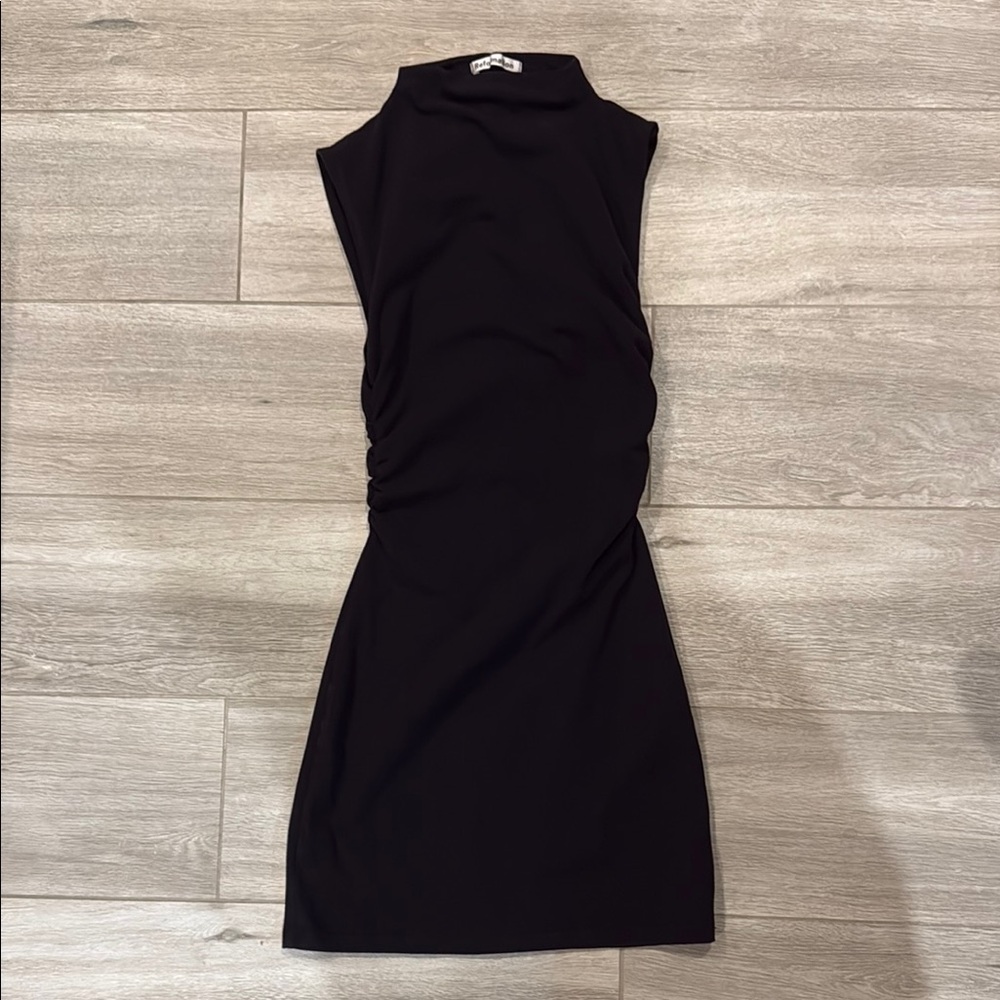 Reformation Black Sleeveless Mini Dress